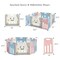 Costway 14-Panel Foldable Baby Playpen Kids Activity Centre Lock Door Rubber Bases